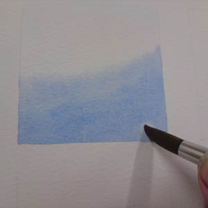 Colour wash meeting wetted area